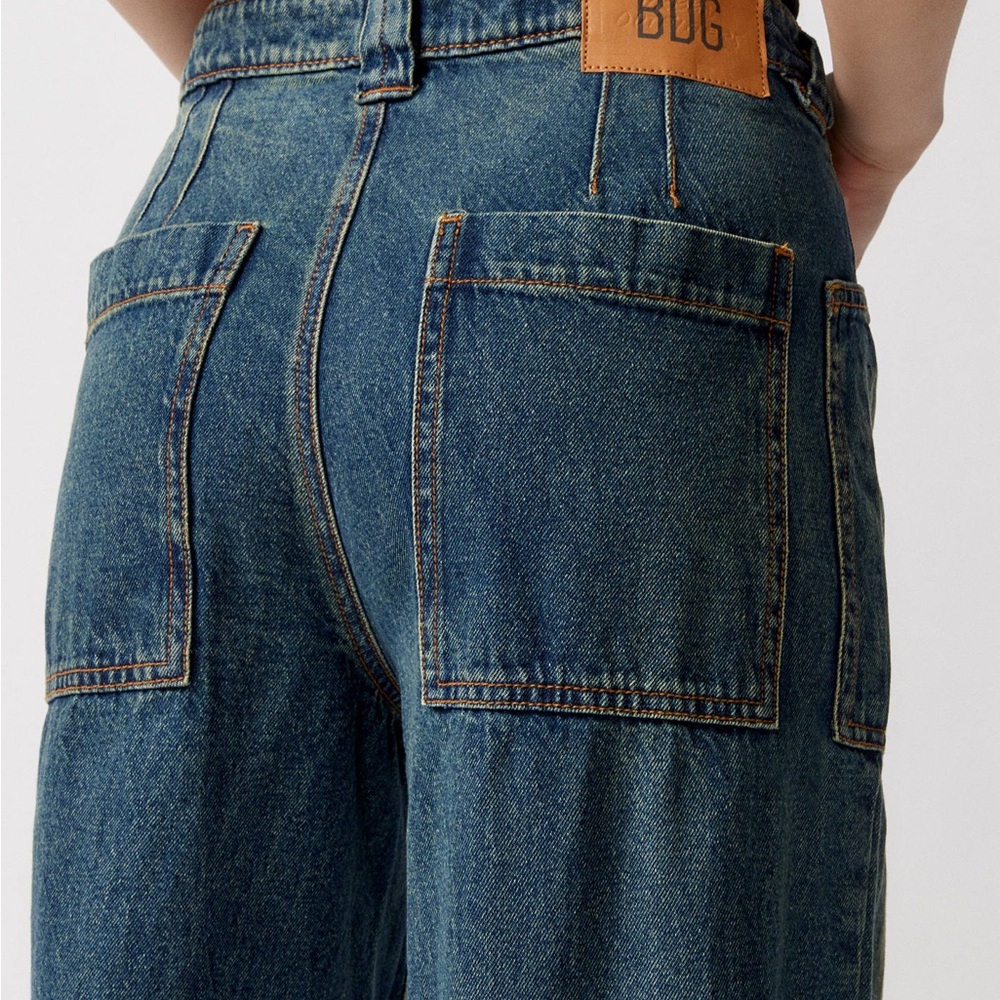 BDG Bella Baggy Patch Baggy Jeans Size 28 Y2K Wide Leg Sold Out